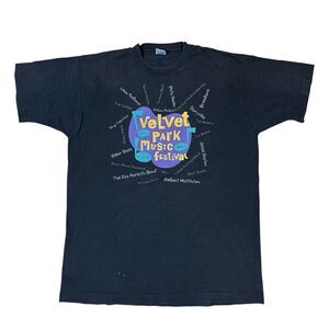 Velvet Park Music Fest 90s Wilson Pickett Vintage T-Shirt XL Distress w/ Hole